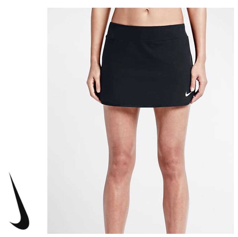 NIKE COURT BLACK TENNIS SKORT NWT LARGE